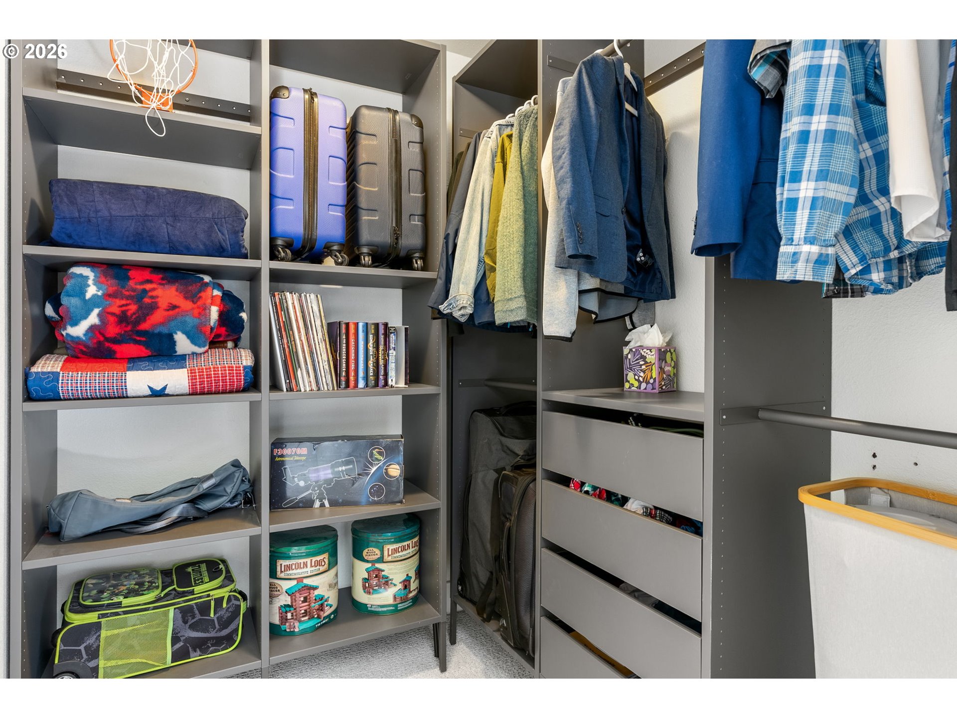 92 Rancho Del Oro Road Stevenson, WA 98648 - Photo 31 of 45 a view of walk in closet with clothes and shoes