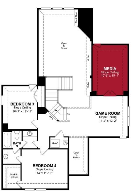 2913 Spg Vly Way Anna, TX 75409 - Photo 39 of 39 Beazer Homes The Villages at Hurricane Creek Summerfield floorplan