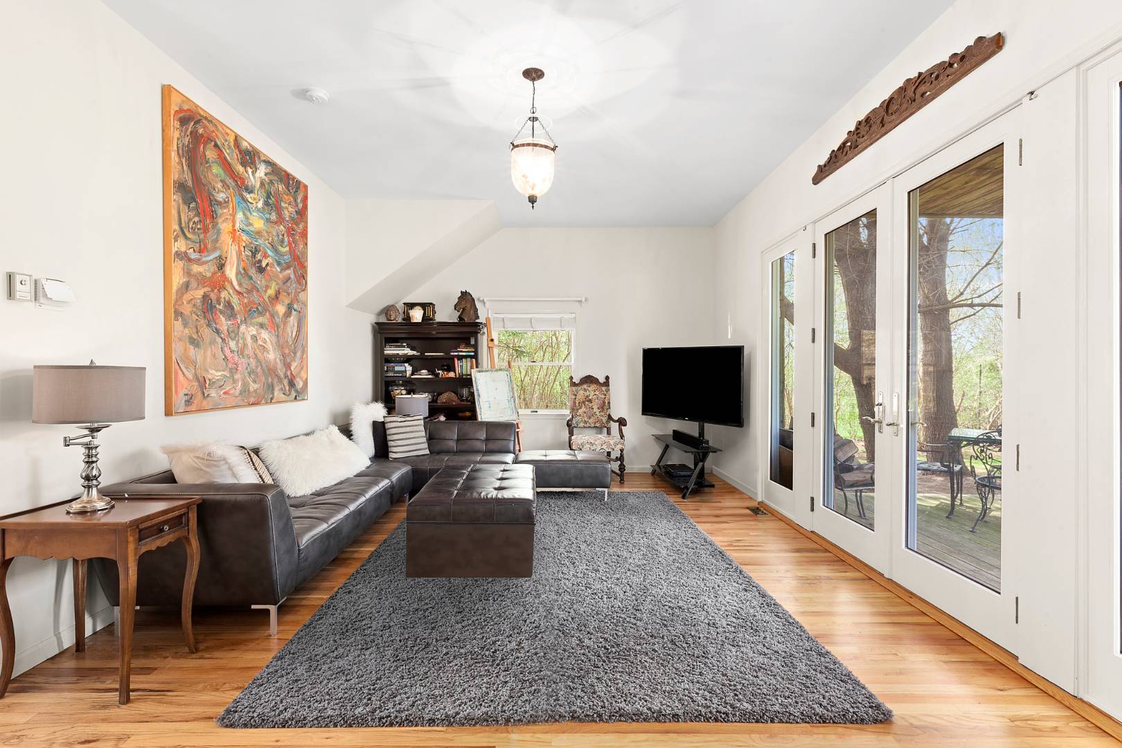 Undisclosed Address Bridgehampton, NY 11932 - Photo 2 of 17 a view of swimming pool from a balcony