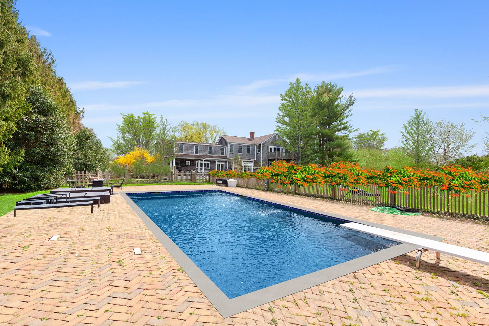 Undisclosed Address Bridgehampton, NY 11932 - Photo 17 of 17 a view of swimming pool from a balcony