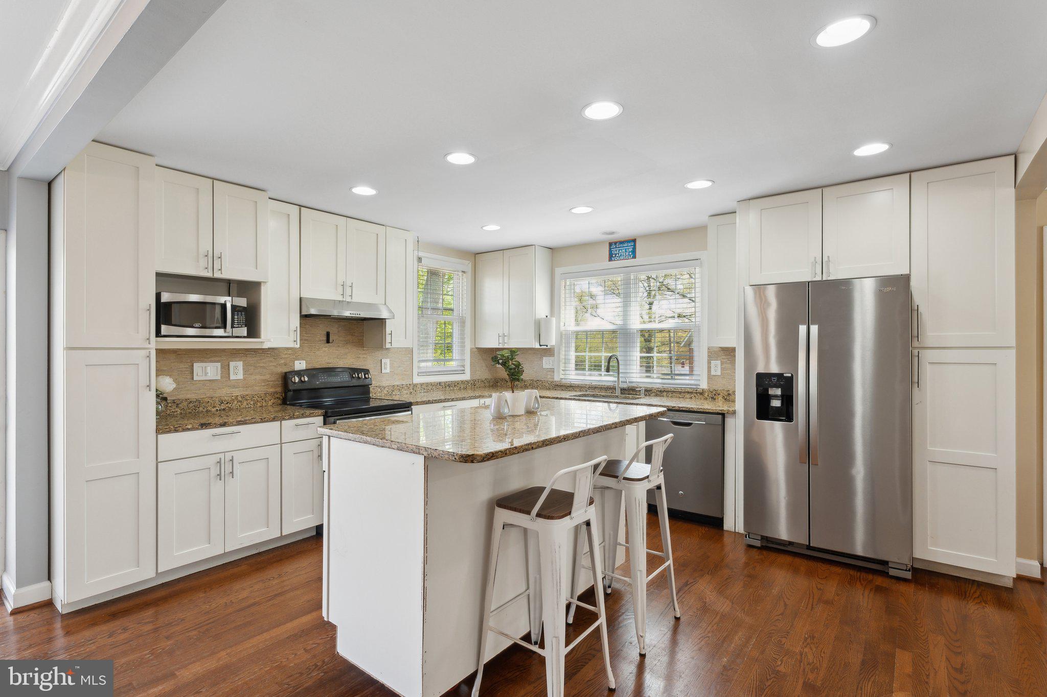 9425 Weaver Street Silver Spring, MD 20901 - Photo 5 of 40 Updated Kitchen w/ Matching Movable Island