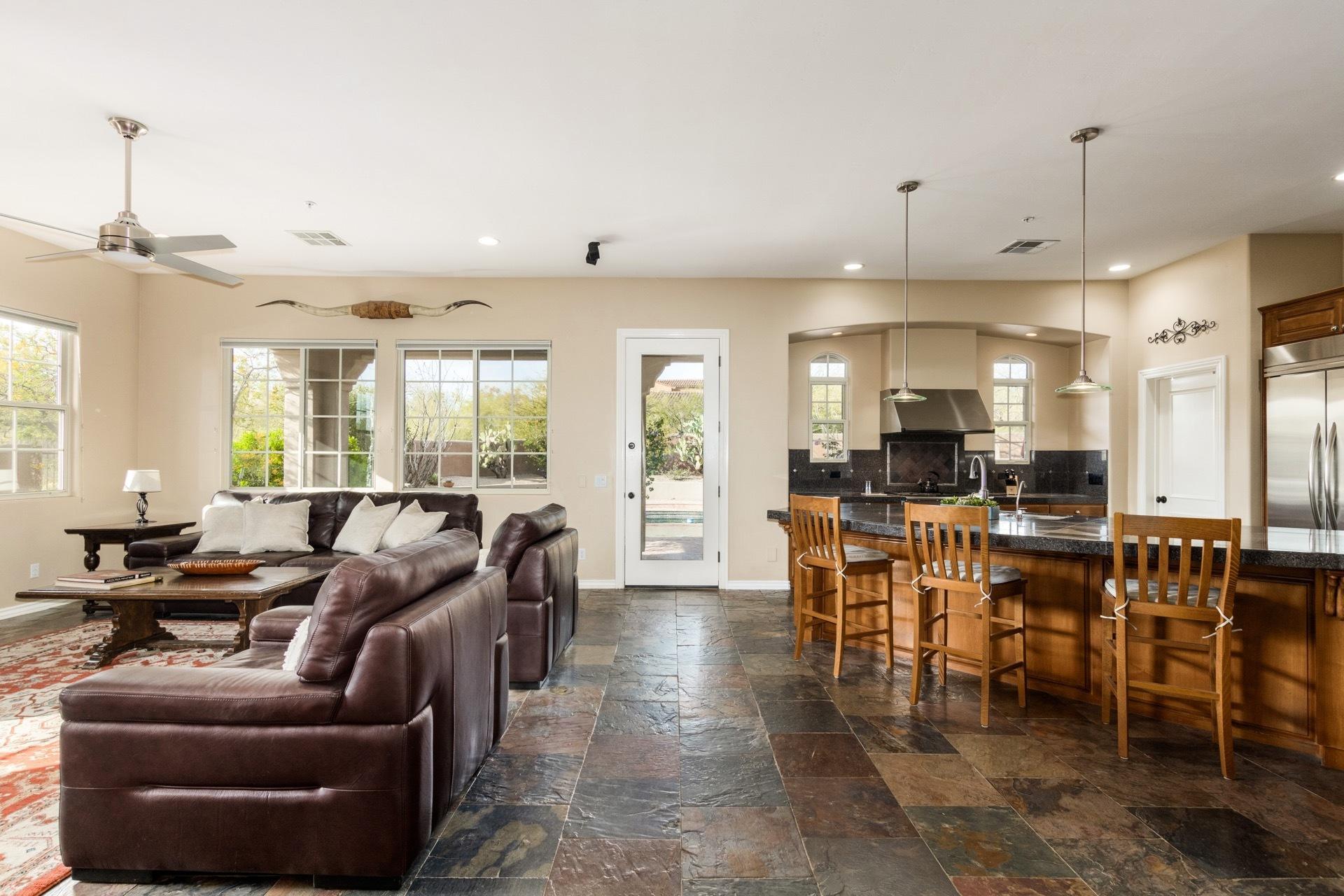 9312 East Mountain Spring Road Scottsdale, AZ 85255 - Photo 15 of 68 Kitchen/ Family