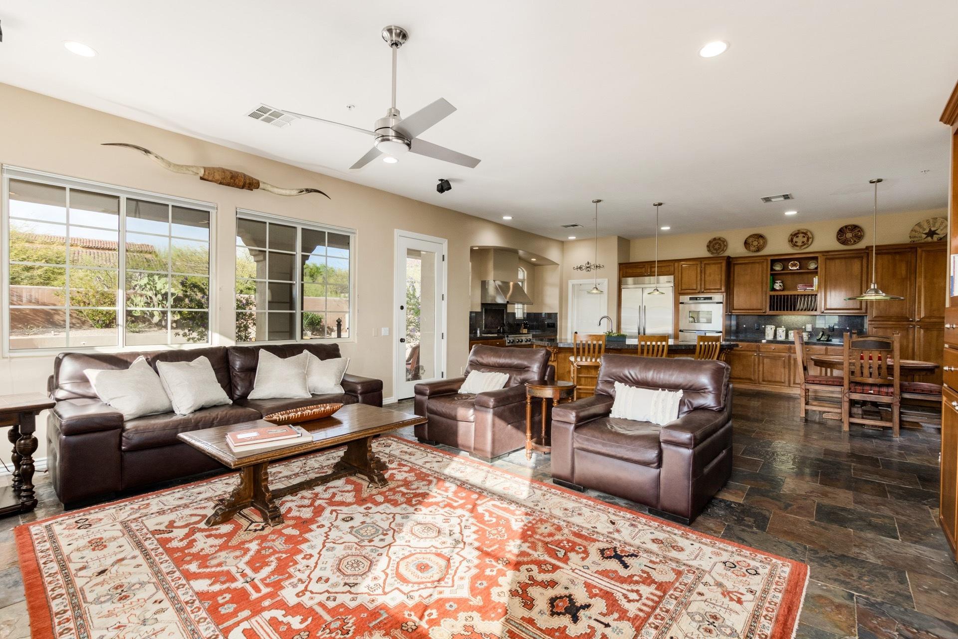 9312 East Mountain Spring Road Scottsdale, AZ 85255 - Photo 25 of 68 Family Room/Kitchen