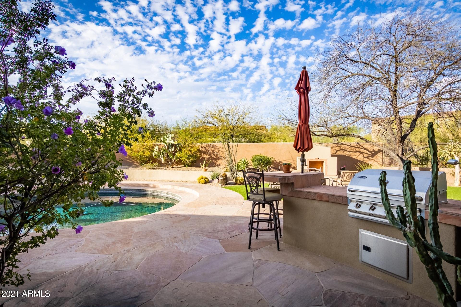 9312 East Mountain Spring Road Scottsdale, AZ 85255 - Photo 47 of 68 Built in Grill