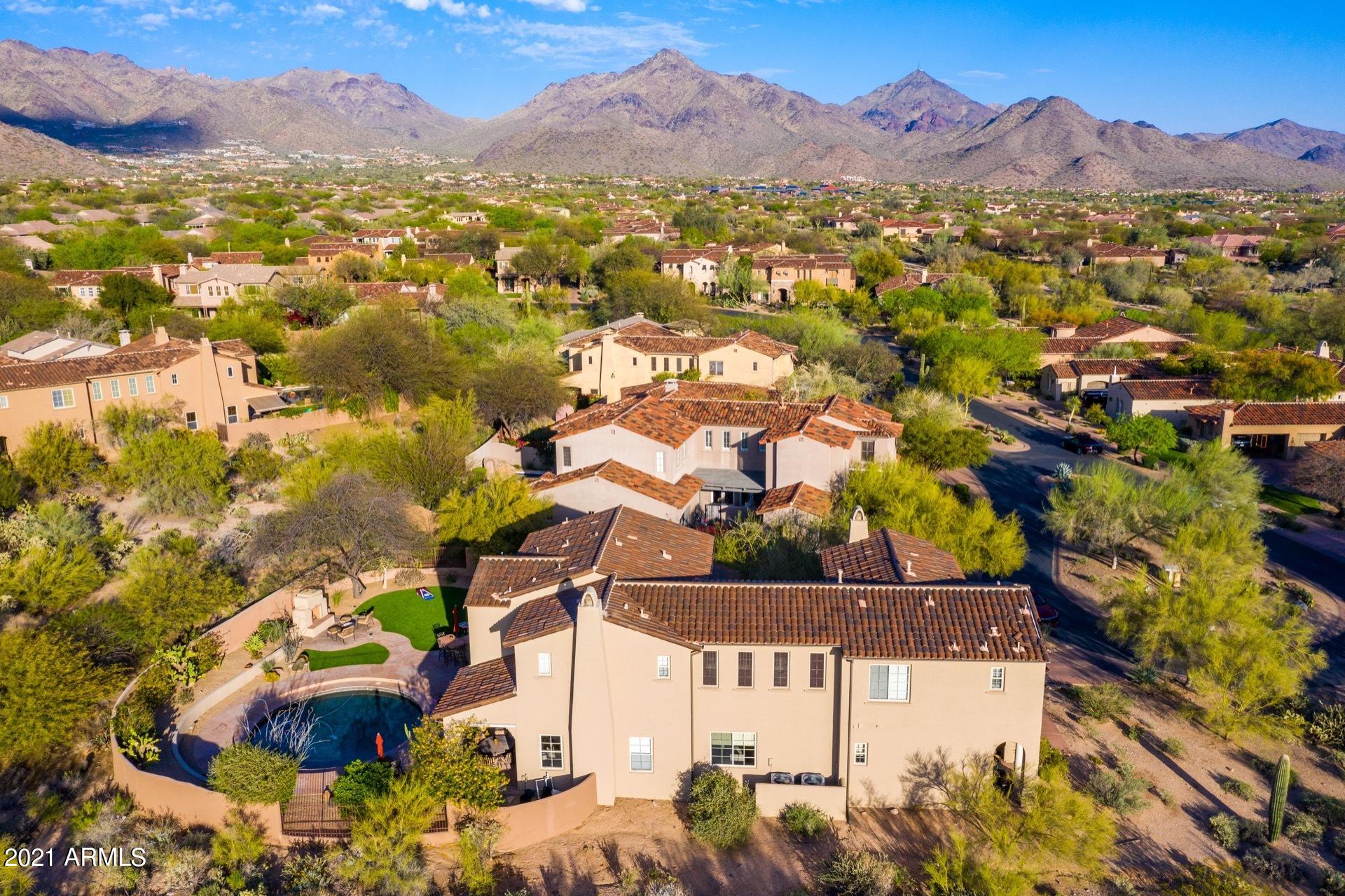 9312 East Mountain Spring Road Scottsdale, AZ 85255 - Photo 58 of 68 0091-Mountain Spring Drone 5