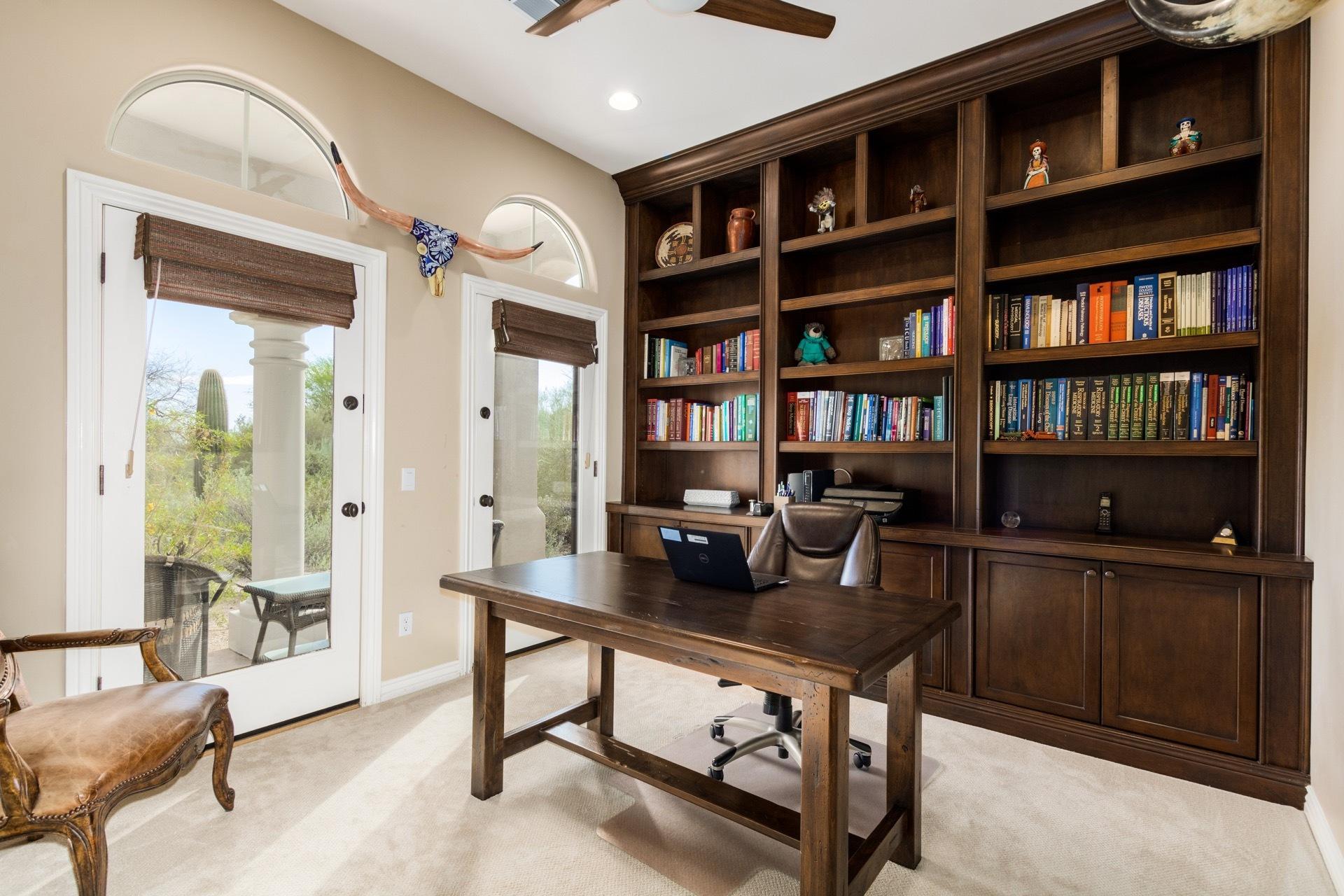 9312 East Mountain Spring Road Scottsdale, AZ 85255 - Photo 9 of 68 Office Library