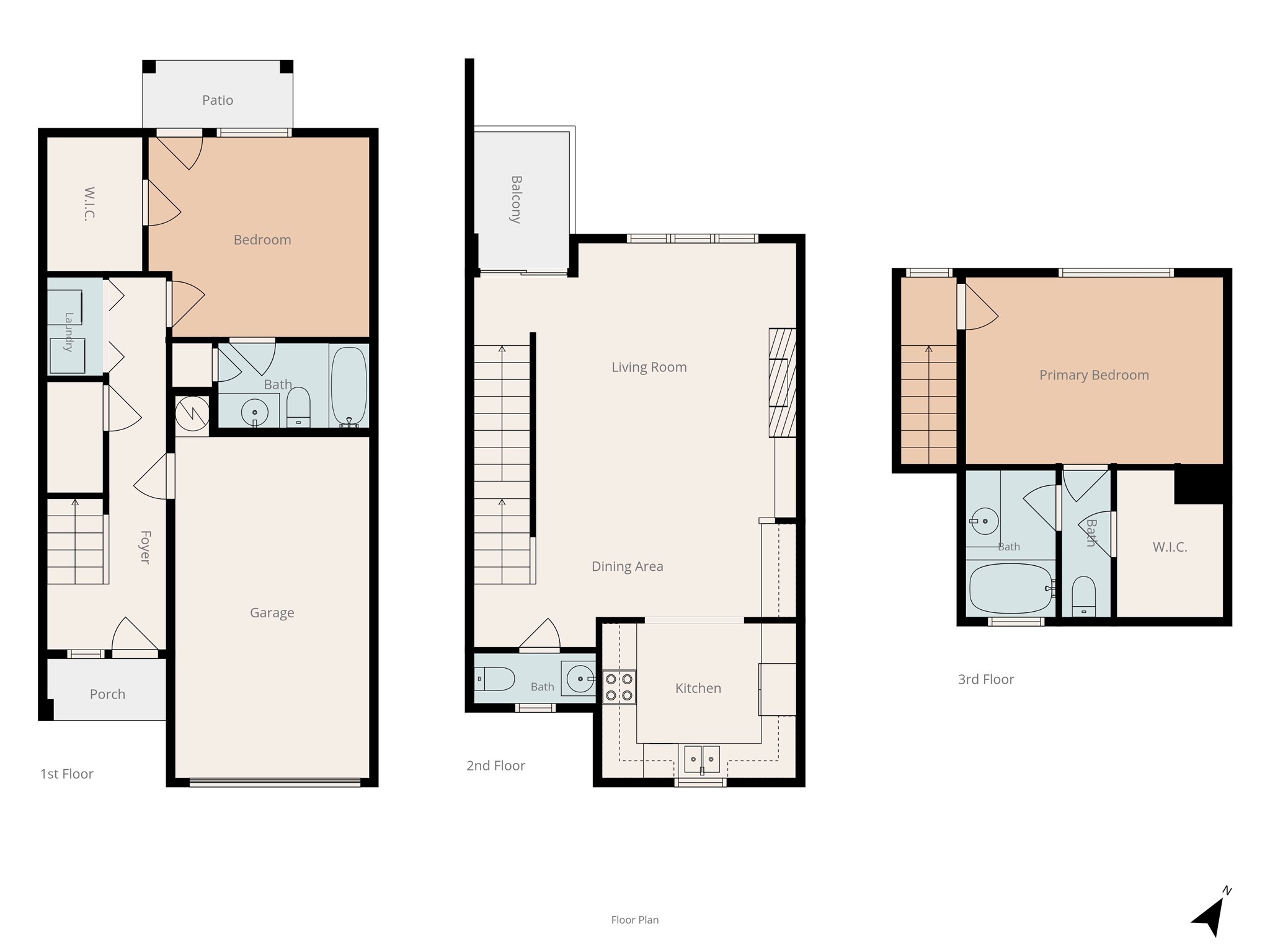 11203 Ranch Road 2222, Unit 1402 Austin, TX 78732 - Photo 21 of 22 Visualize the multi-level layout of this home, highlighting the strategic placement of living spaces and private retreats.