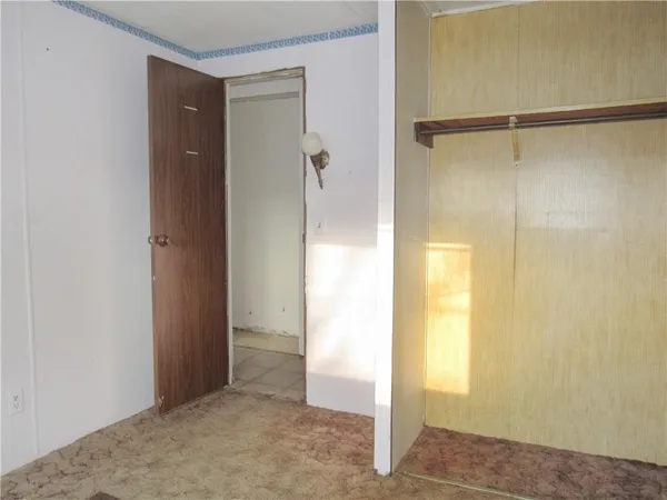 a view of a room with racks