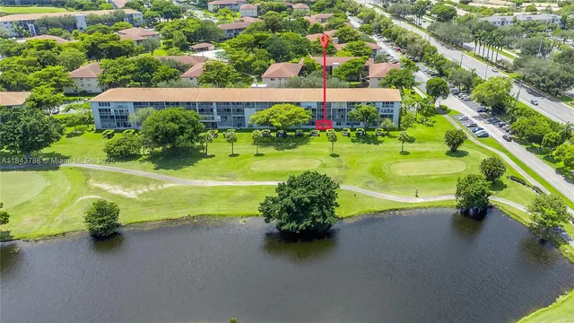 a view of a garden with an outdoor space