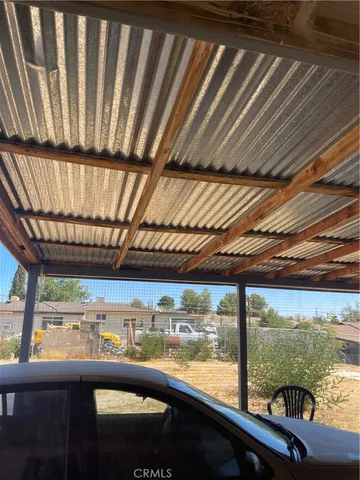 a view of a lot of a large window