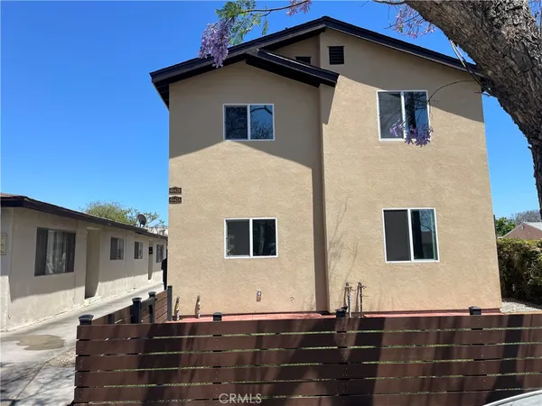 a front view of a house with windows