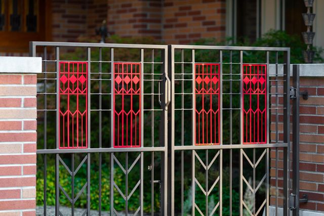 a view of front door