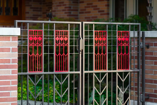 a view of front door