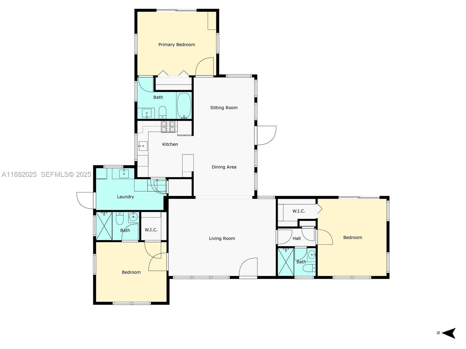 9357 Northeast 9th Place Miami Shores, FL 33138 - Photo 51 of 51 a picture of a bench in the floor