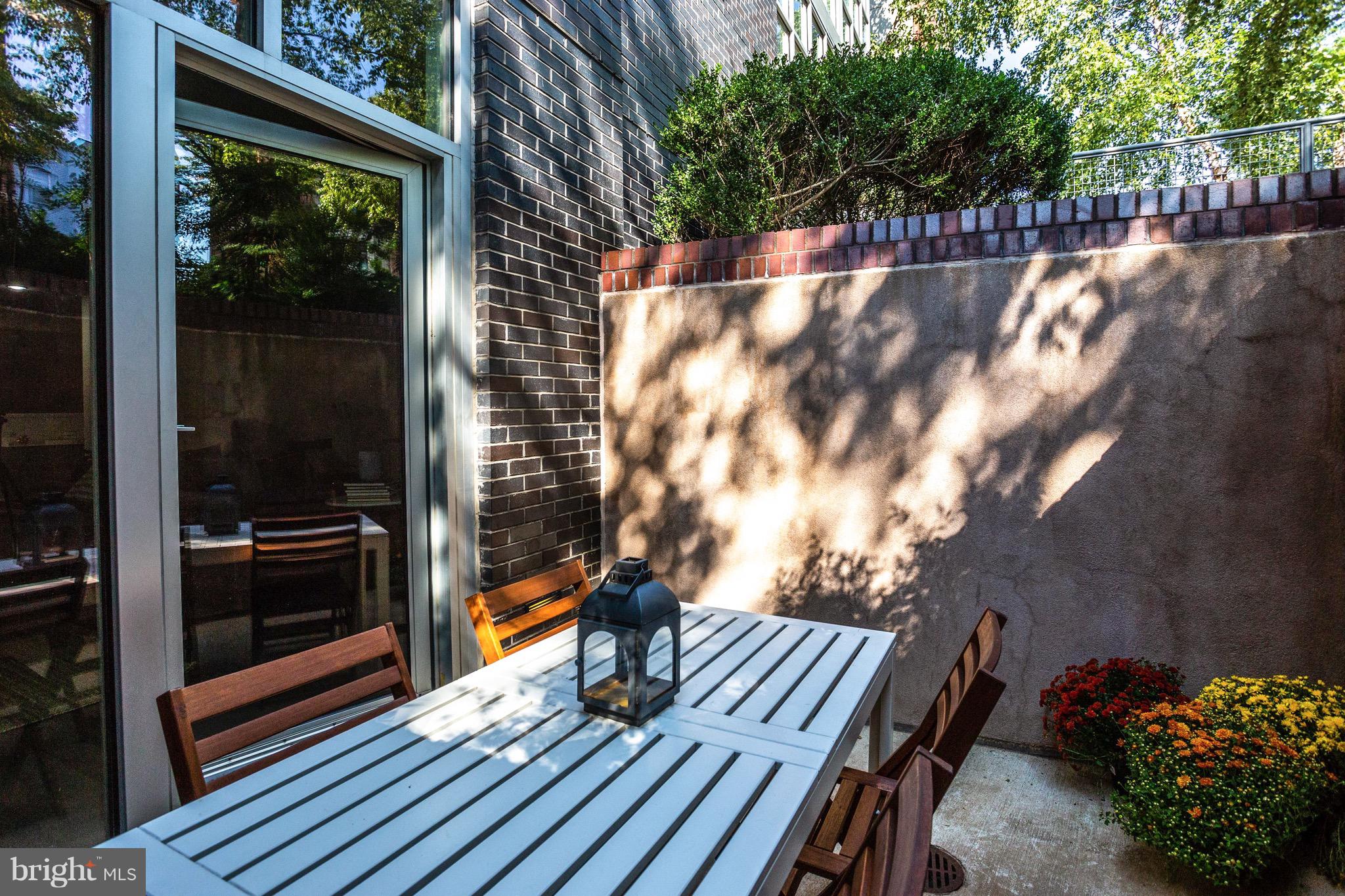 2100 11th Street Northwest, Unit G01 Washington, DC 20001 - Photo 26 of 29 Exterior Sunken Patio