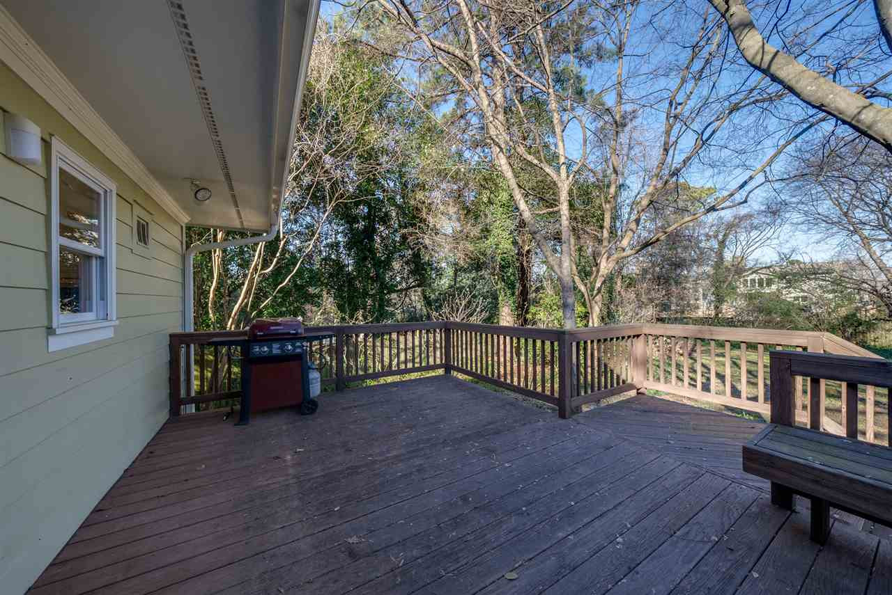 703 Kimbrough Street Raleigh, NC 27608 - Photo 22 of 25 Alternate view of the deck. Fire up your own grill and enjoy your meals outside! Deck