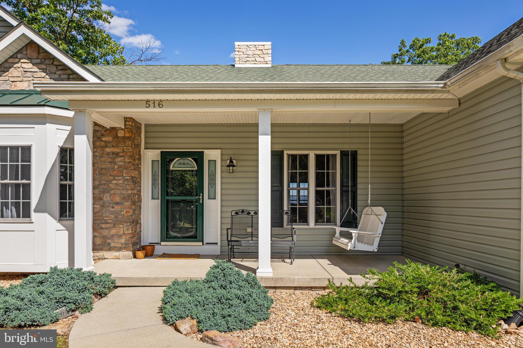 516 Zepp Road Maurertown, VA 22644 - Photo 43 of 63 Covered Front Porch