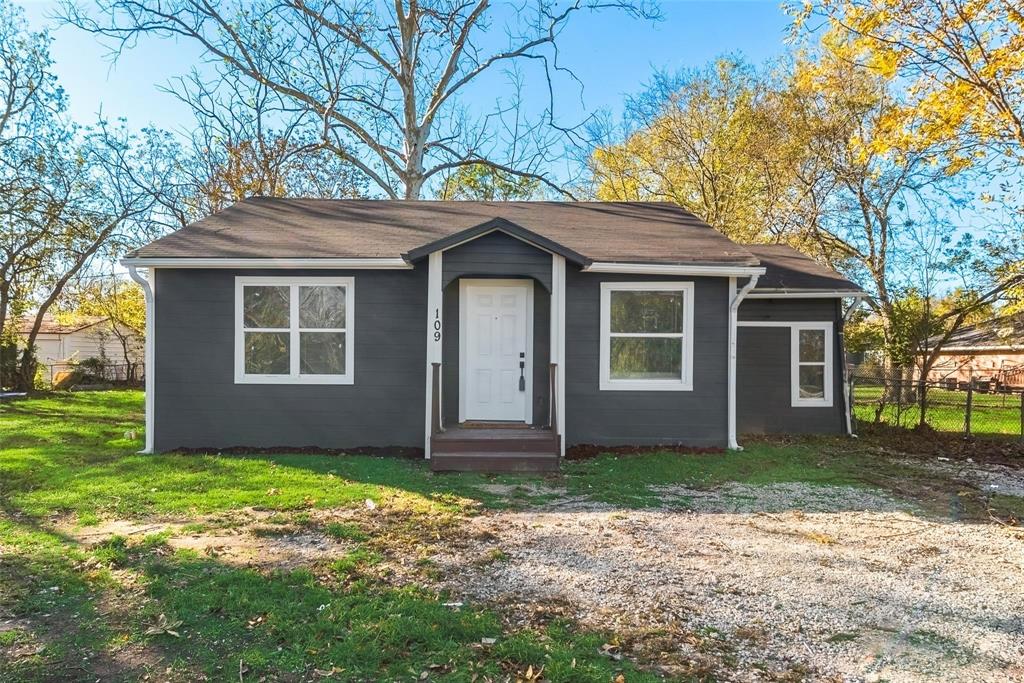 109 Lydia Street Terrell, TX 75160 - Photo 19 of 22 a front view of a house with yard and green space