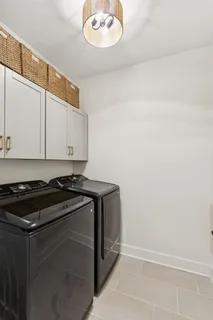 a bedroom with a bed and a walk in closet