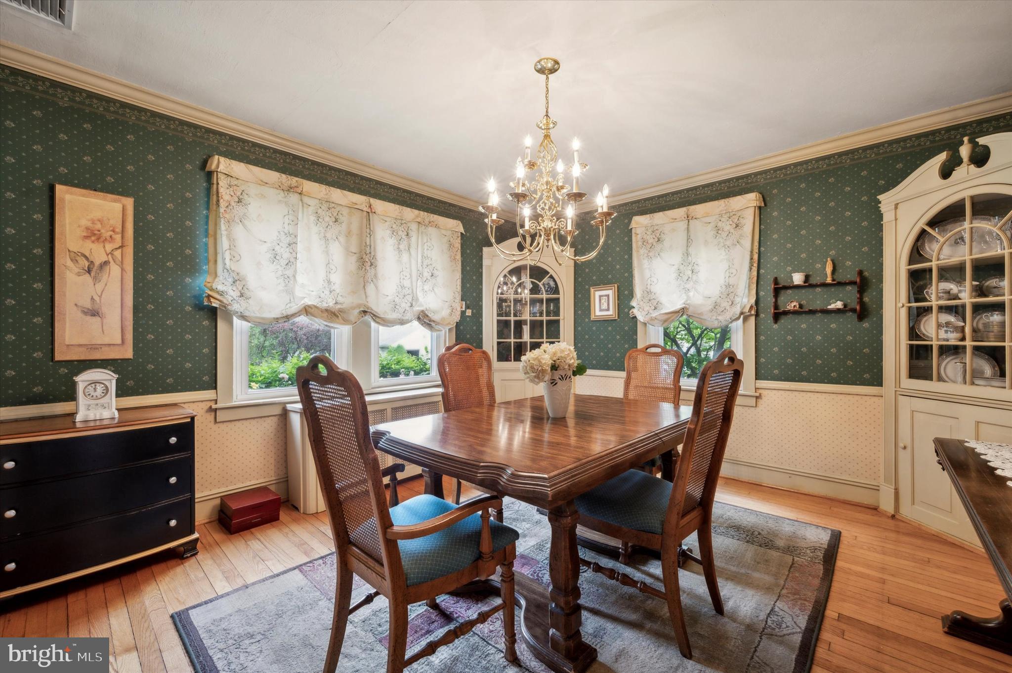 253 Sagamore Road Havertown, PA 19083 - Photo 16 of 25 a view of a dining room with furniture window and wooden floor