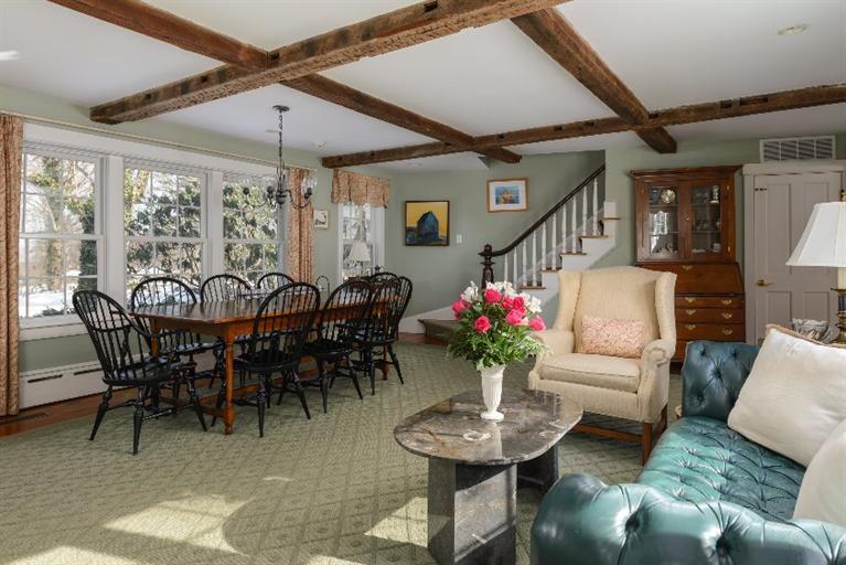 4310 Main Street Barnstable, MA 02675 - Photo 10 of 18 a view of a dining room with furniture window and outside view