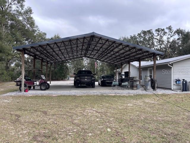 1270 Southwest 14th Street Chiefland, FL 32626 - Photo 32 of 41 a view of a car parking garage