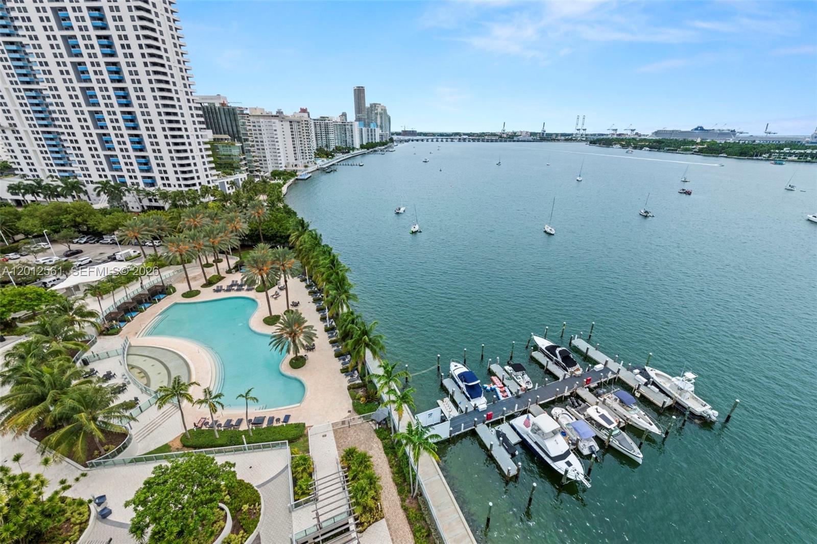 1500 Bay Road, Unit 1438S Miami Beach, FL 33139 - Photo 9 of 43 Private Balcony View