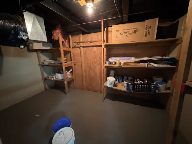 a room with gym equipment