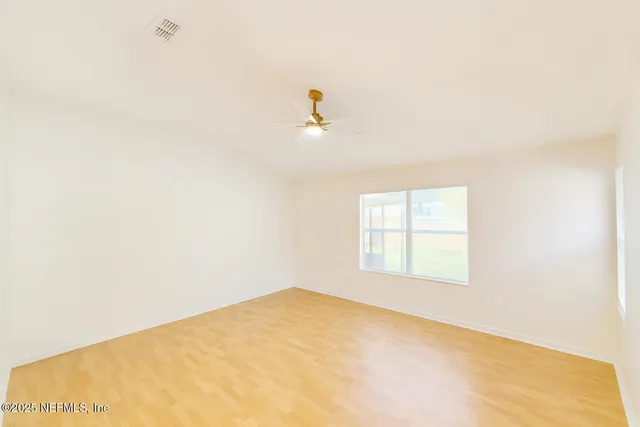 a view of a window in a room