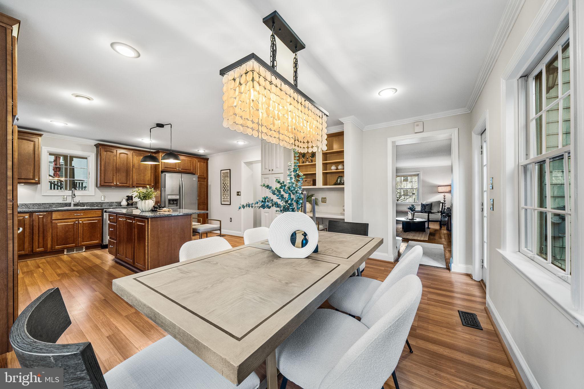 4923 34th Road North Arlington, VA 22207 - Photo 11 of 42 Large dining area for family dinners & friends