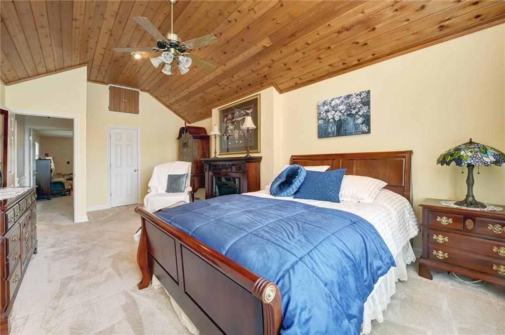320 High Street Elizabeth, PA 15037 - Photo 14 of 25 MASTER BEDROOM HAS AN ELECTRIC FIREPLACE THAT IS INCLUDED WITH SALE