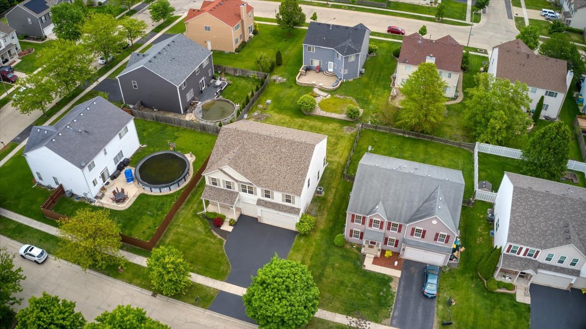 1916 Castle Ridge Drive Plainfield, IL 60586 - Photo 28 of 36 an aerial view of residential house with outdoor space and parking