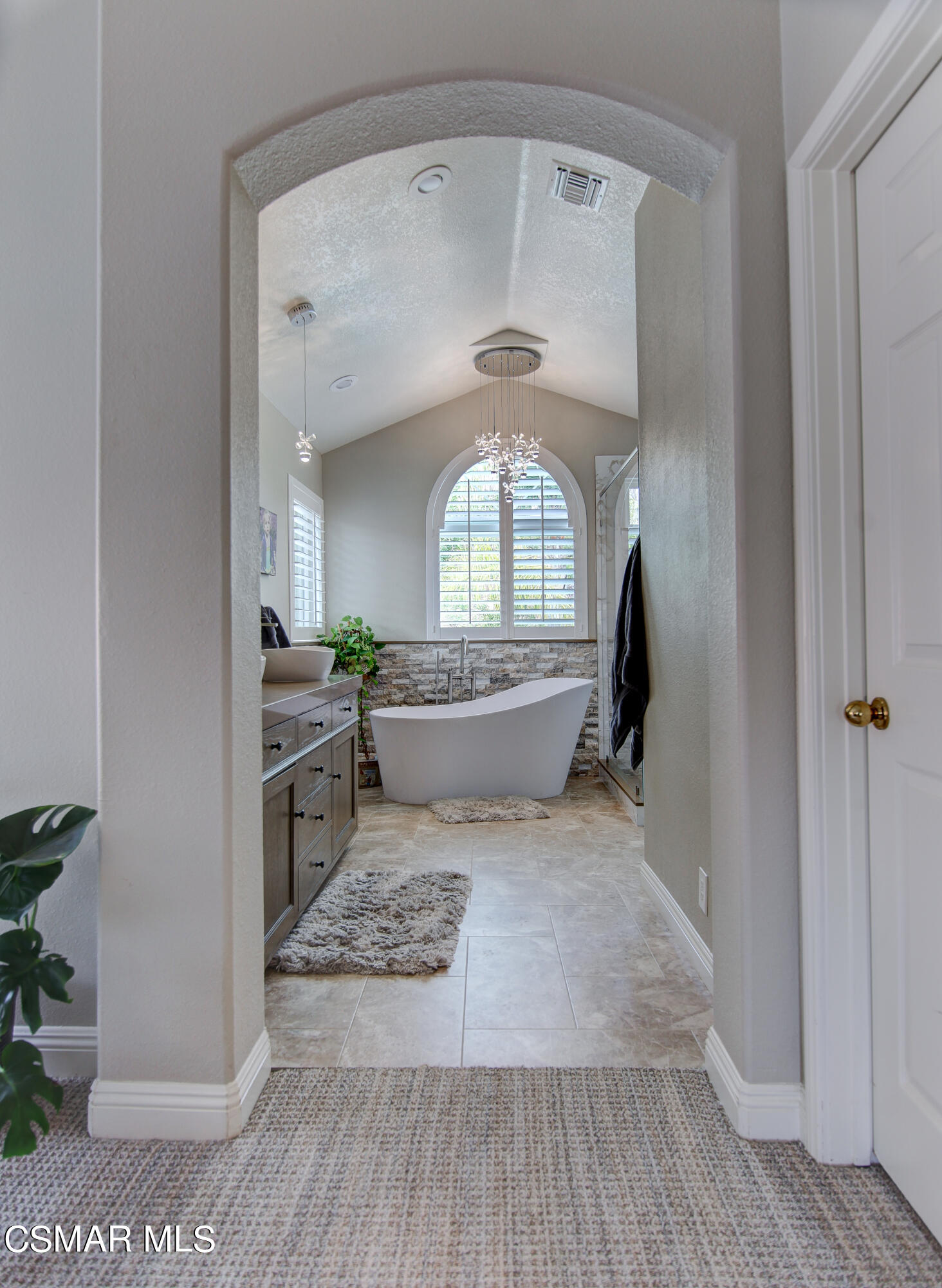 445 Innwood Road Simi Valley, CA 93065 - Photo 23 of 44 a view of a hallway view with wooden floor and staircase