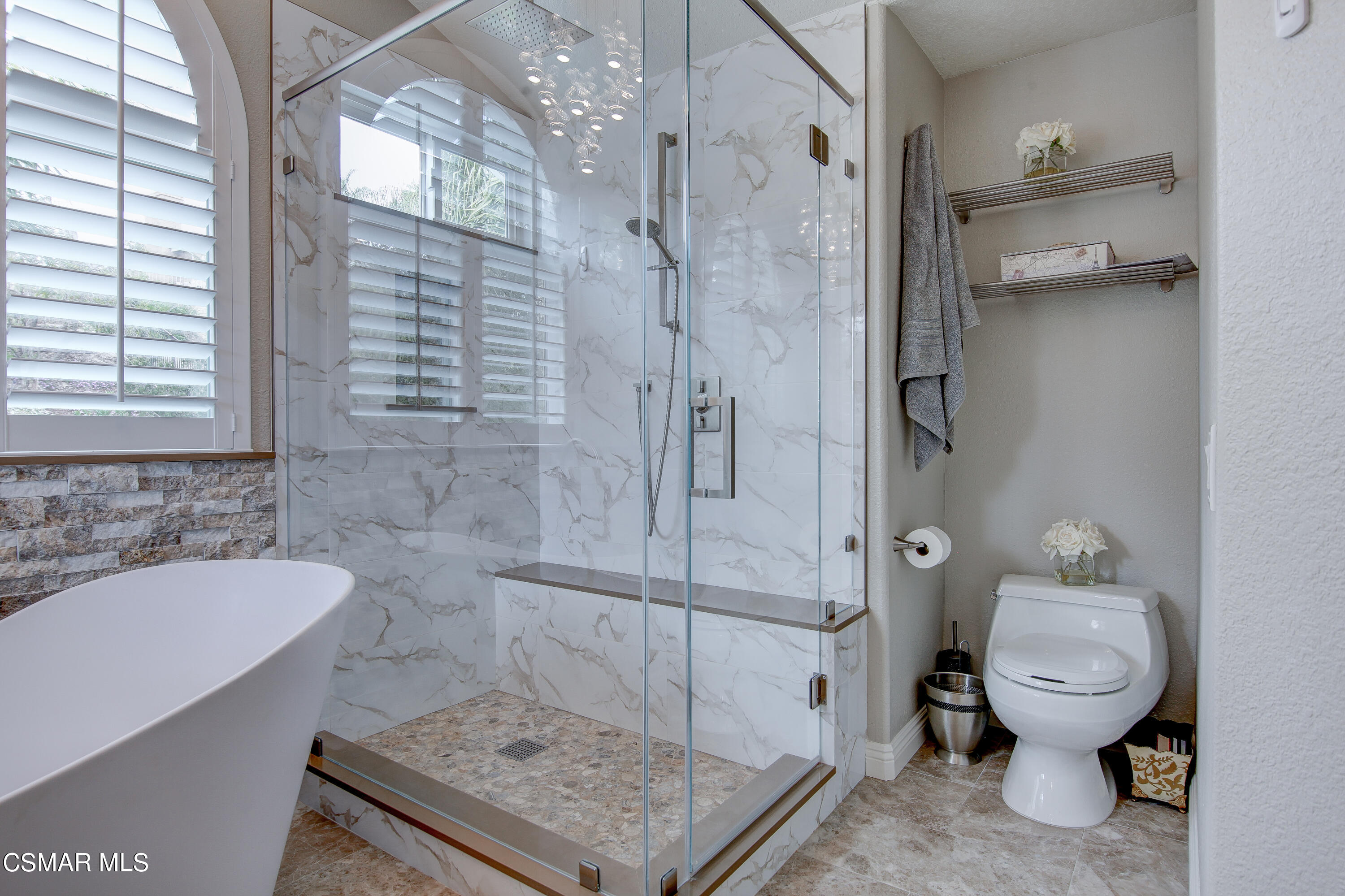 445 Innwood Road Simi Valley, CA 93065 - Photo 26 of 44 a bathroom with a sink toilet and shower