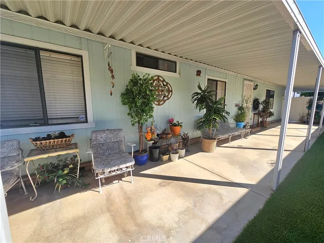 a view of a house with patio