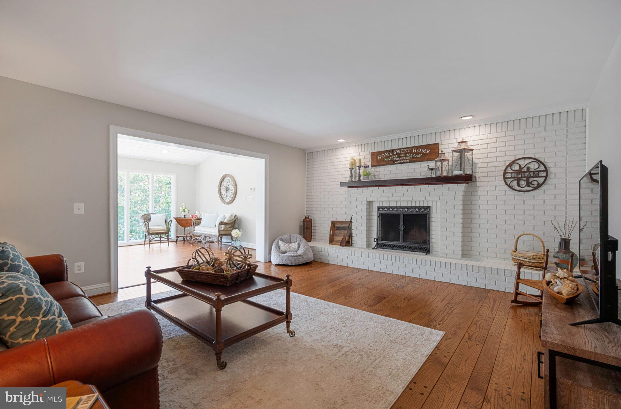 13111 Springdale Estates Road Clifton, VA 20124 - Photo 29 of 109 Gracious space with Brick Woodburning Fireplace 1