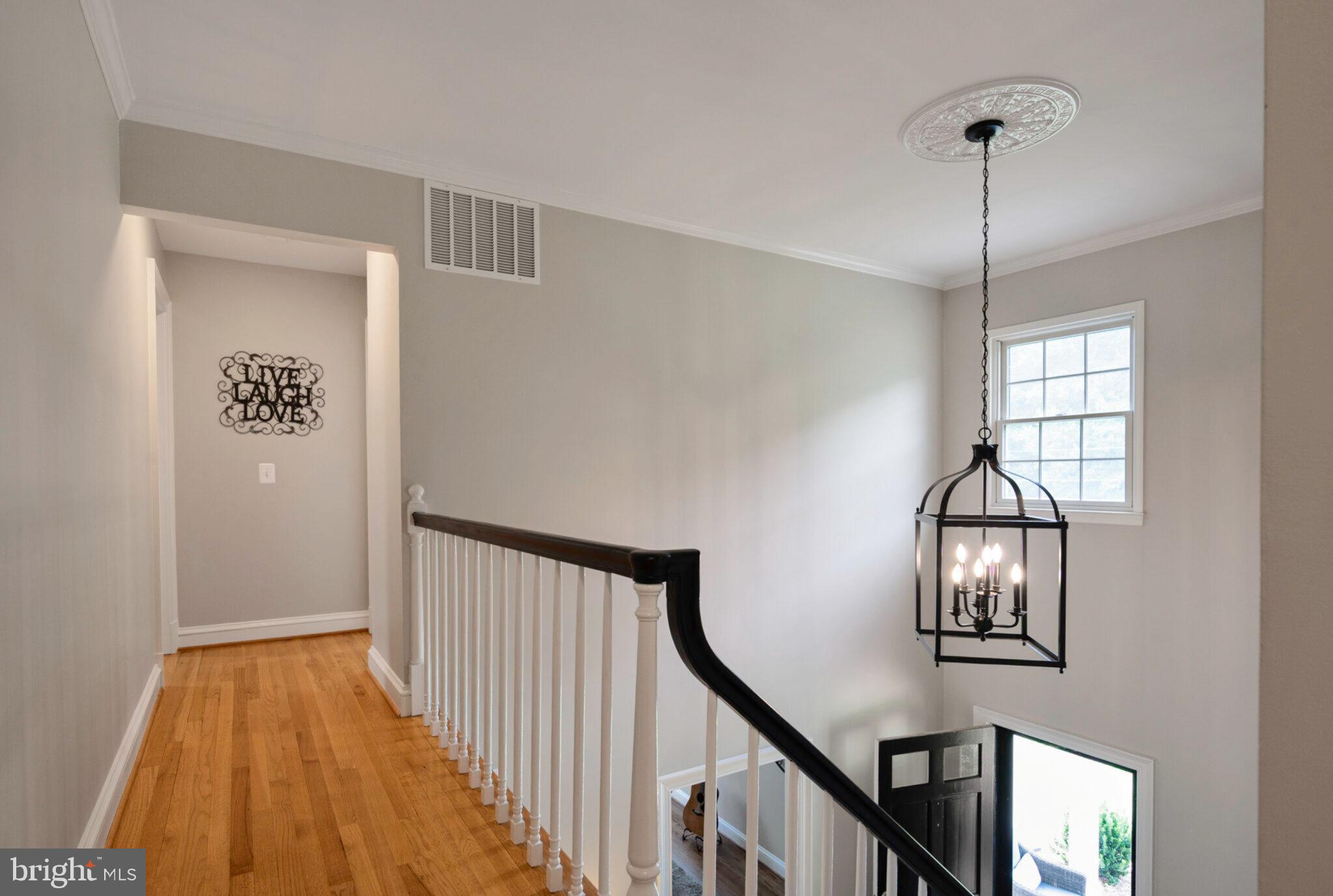 13111 Springdale Estates Road Clifton, VA 20124 - Photo 37 of 109 Upper Level Hall Way with View to Entry