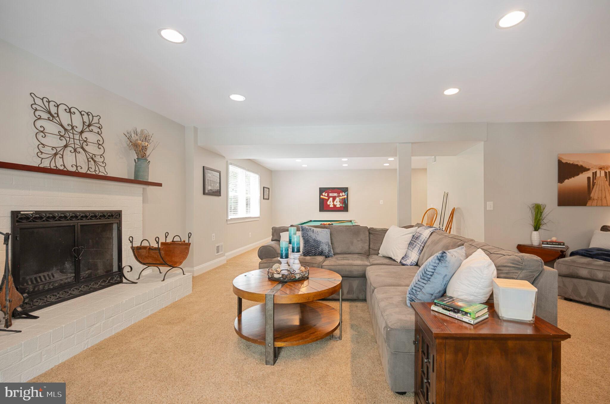 13111 Springdale Estates Road Clifton, VA 20124 - Photo 60 of 109 Take the chill off - second brick WB fireplace