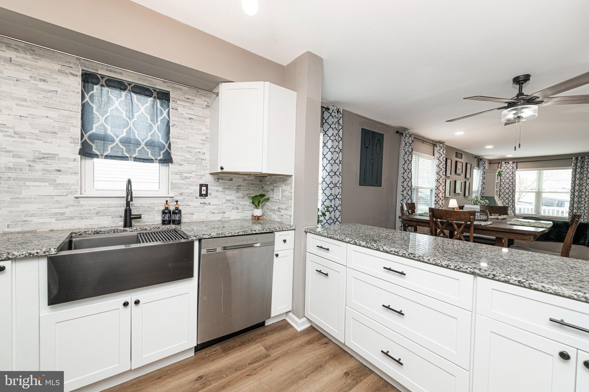 527 May Street Pottstown, PA 19464 - Photo 14 of 43 Updated Kitchen Shaker Cabinets & Granite Counter