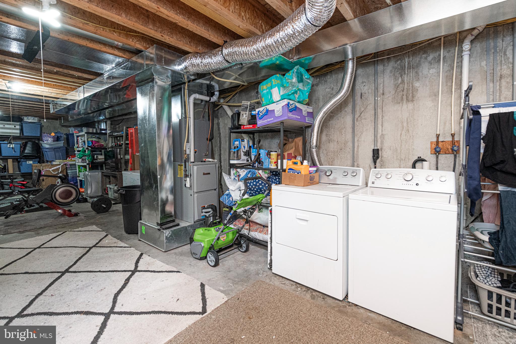 527 May Street Pottstown, PA 19464 - Photo 36 of 43 Laundry Area in Unfinished Basement