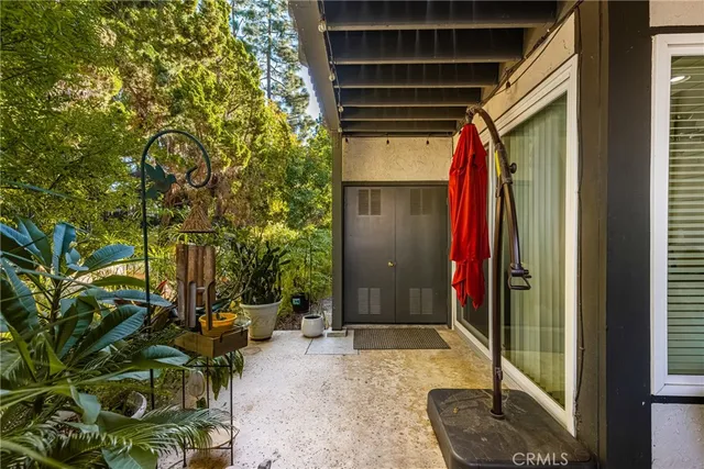 a view of outdoor space and porch