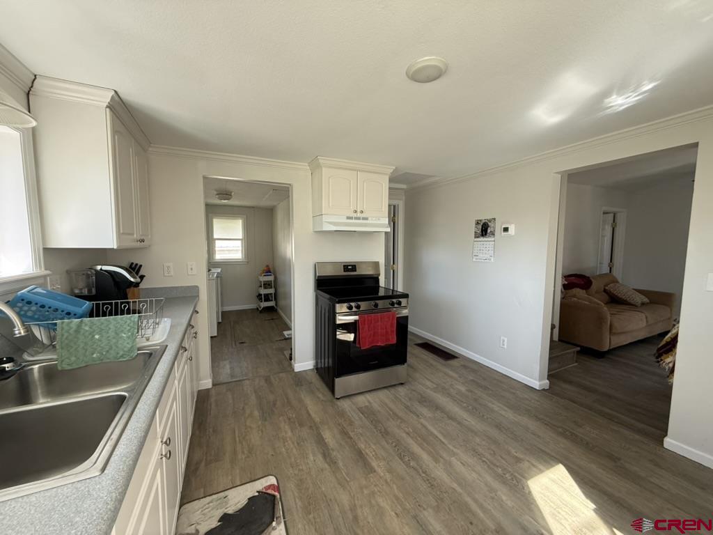 210 Southwest 6th Street Cedaredge, CO 81413 - Photo 9 of 16 a living room with furniture and a flat screen tv