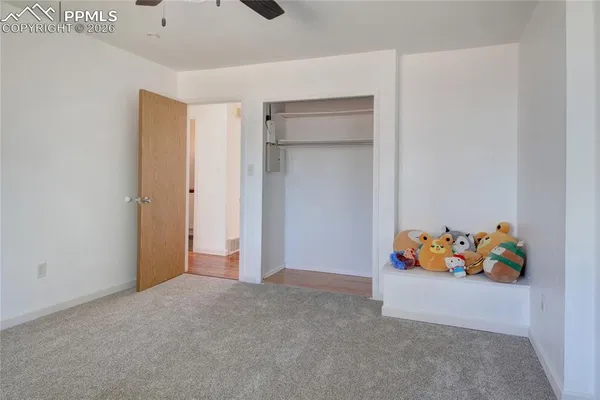 a view of a room with toys