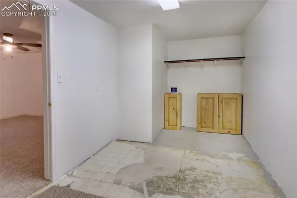 a view of an front door