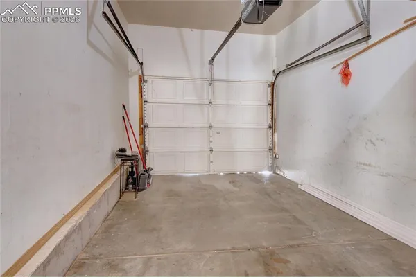 a view of a room with an empty space