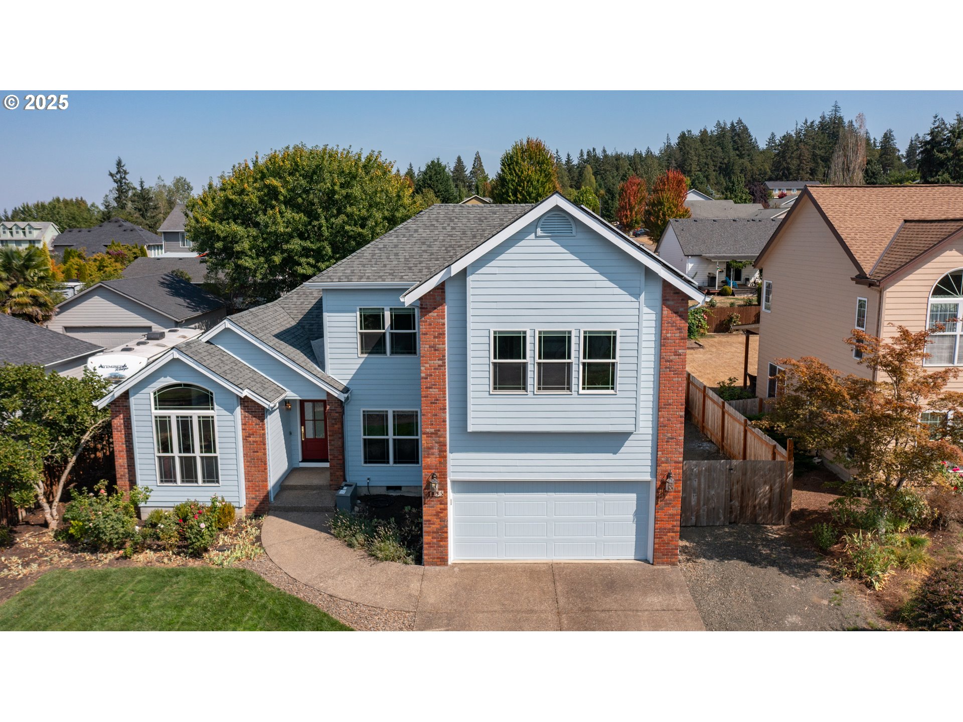 1435 Northwest Ashley Drive Albany, OR 97321 - Photo 1 of 44 a black and white photo of a house