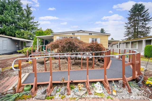 a view of a balcony with chairs