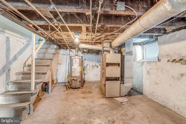 a view of a storage room