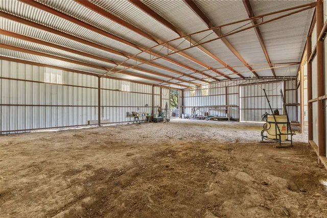 a view of a lake with a slide