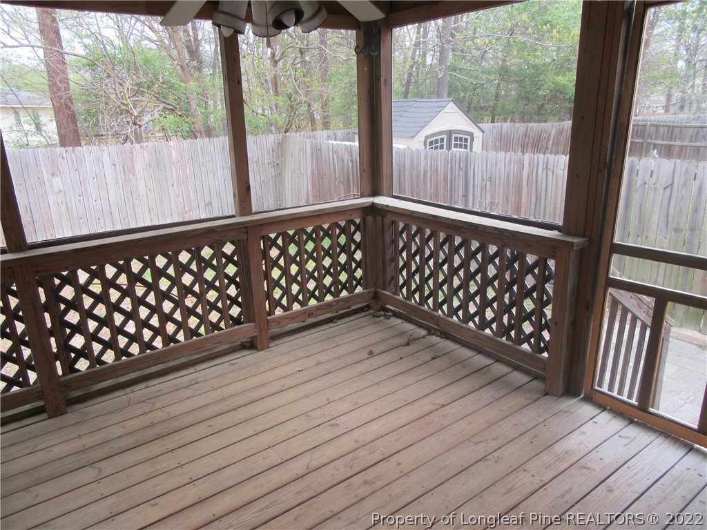 1615 Silver Ridge Court Fayetteville, NC 28304 - Photo 3 of 27 a view of deck with wooden floor
